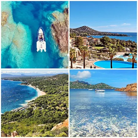 Le Jardin De L Esterel Fh007 Mer -Parking Couvert - Climatisation - Saint Raphael * Сен-Рафаэль