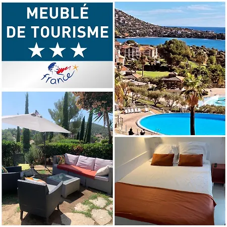 Le Jardin De L Esterel Fh007 -parking Couvert - Climatisation - Raphael 아파트 *