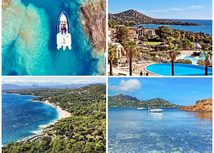 Le Jardin De L Esterel Fh007 -piscines -parking - Climatisation - Rez-dejardin -appartement En De Loisirs - Plages * Saint-Raphael (Var)