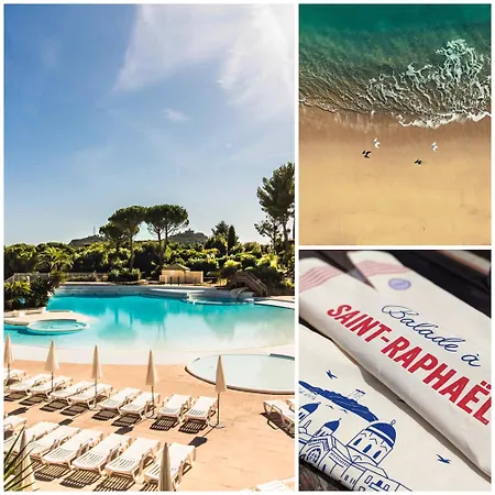 Le Jardin De L Esterel Fh007 -Piscine Chauffee -Parking - Climatisation - -Appartement En Residence De Loisirs - Plages