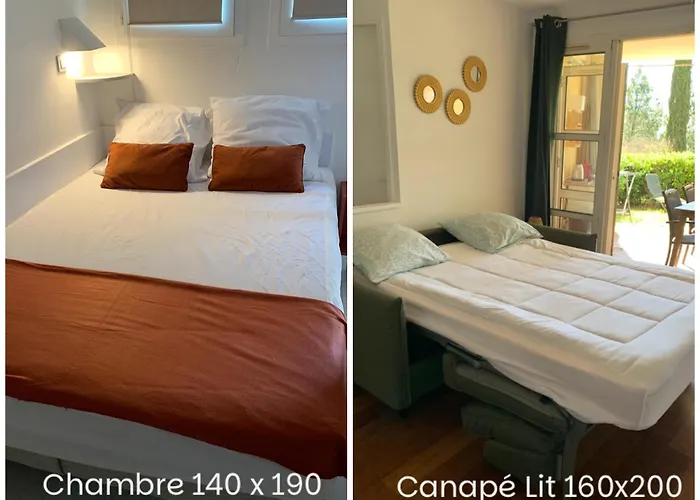 Le Jardin De L Esterel Fh007 -piscines -parking - Climatisation - Rez-dejardin -appartement En De Loisirs - Plages Apartman Saint-Raphaël